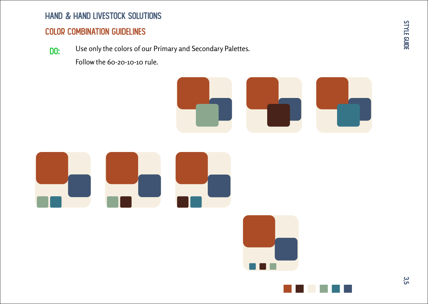 COLOR 4 COMBINATIONS